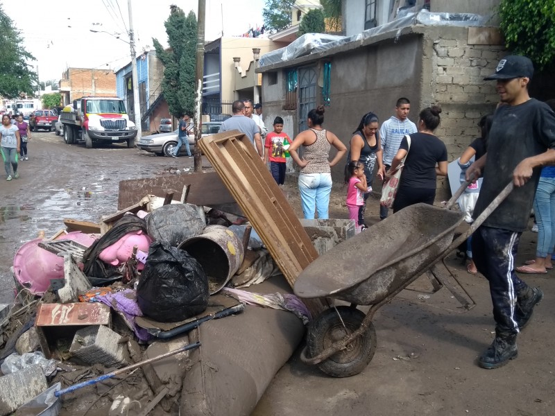 Recuento de daños por tormenta en Zapopan