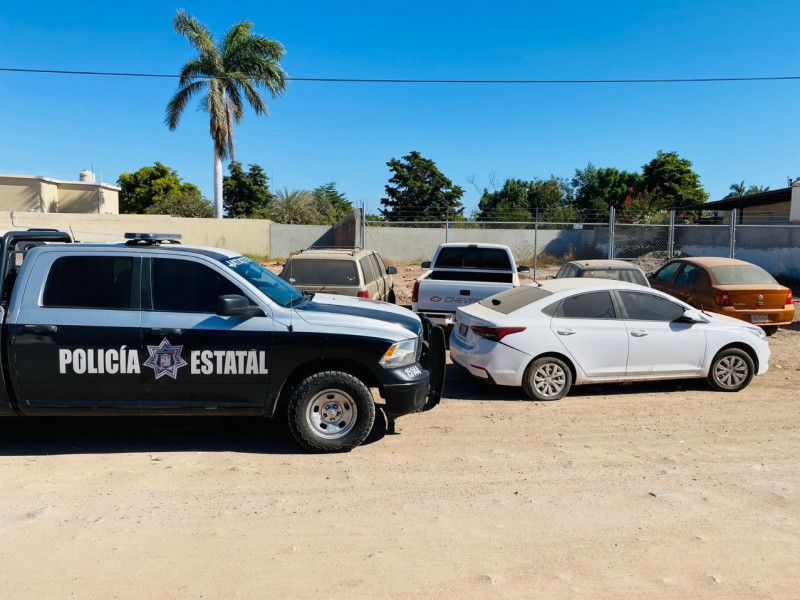 Recupera Policía Estatal de Sonora 15 vehículos robados durante enero