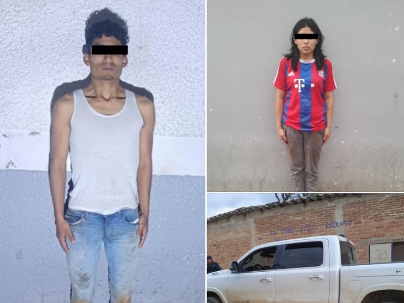 Recuperan camioneta robada y detienen a dos personas en Oaxaca