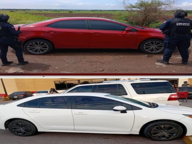 Recuperan dos vehículos robados en Culiacán