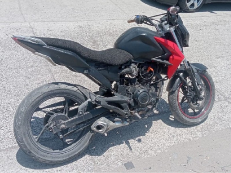 Recuperan motocicleta robada en Mazatlán