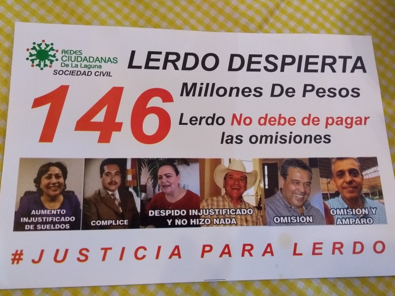 Redes Ciudadanas pide juicio político para ex alcaldes