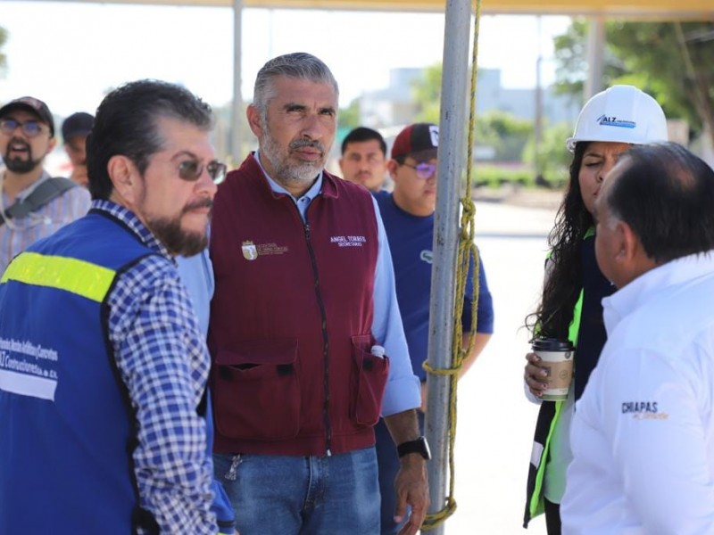 Redoblan esfuerzos para concluir paso a desnivel Torre Chiapas