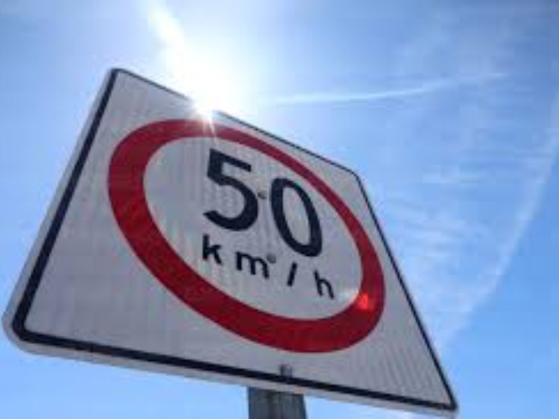 Reducción de límite de velocidad ayudará a disminuir accidentes