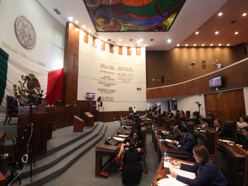 Reestructuran comisiones en 63 Legislatura de Zacatecas