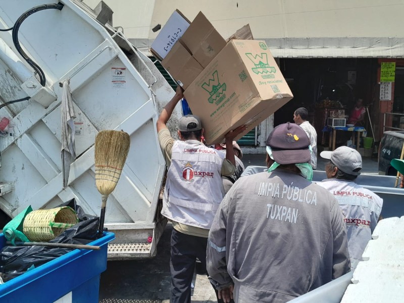 Reestructurarán rutas de recolección de basura en Tuxpan