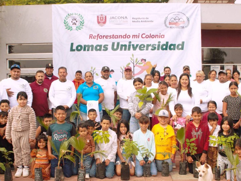Reforestación en Jacona suma 130 árboles a los 4 mil meta