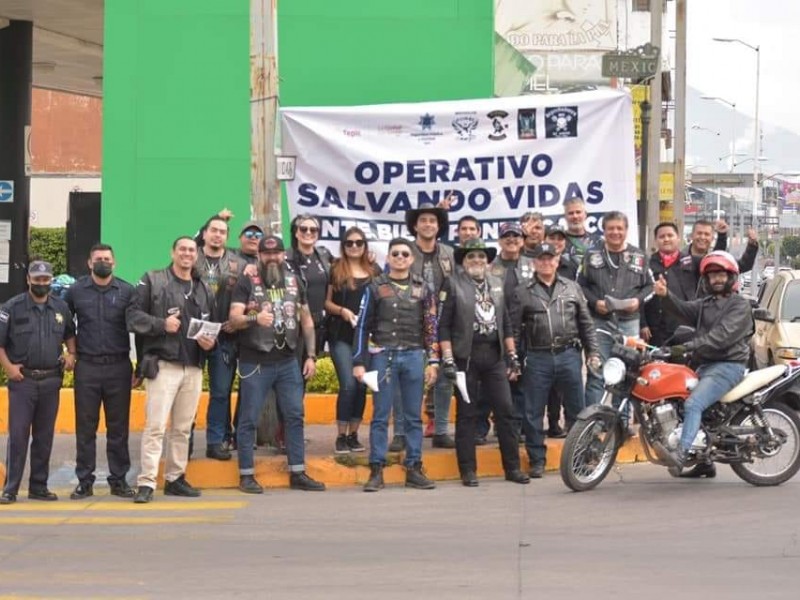 Reforzarán programa de seguridad para motociclistas