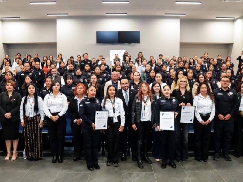 Refuerza policía estatal cuidado y prevención de violencia contra mujeres