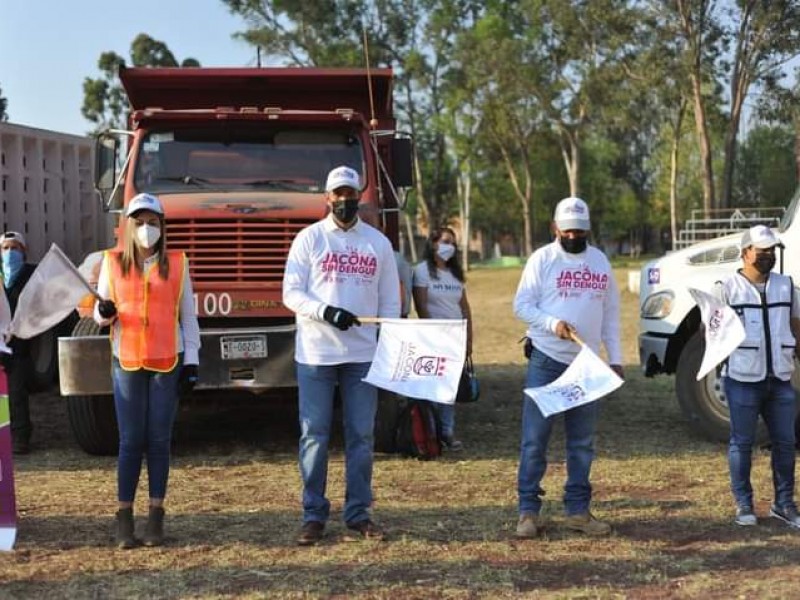 Refuerzan labores preventivas contra el dengue en Jacona