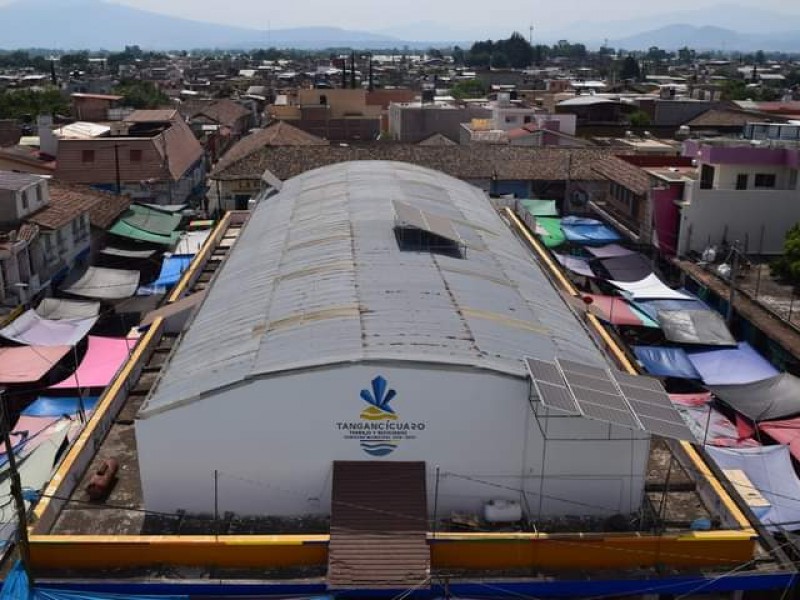 Refuerzan medidas preventivas de salud en comercios de Tangancícuaro