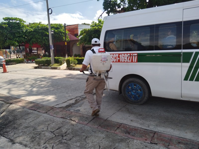 Refuerzan medidas preventivas en Chiapa de Corzo.