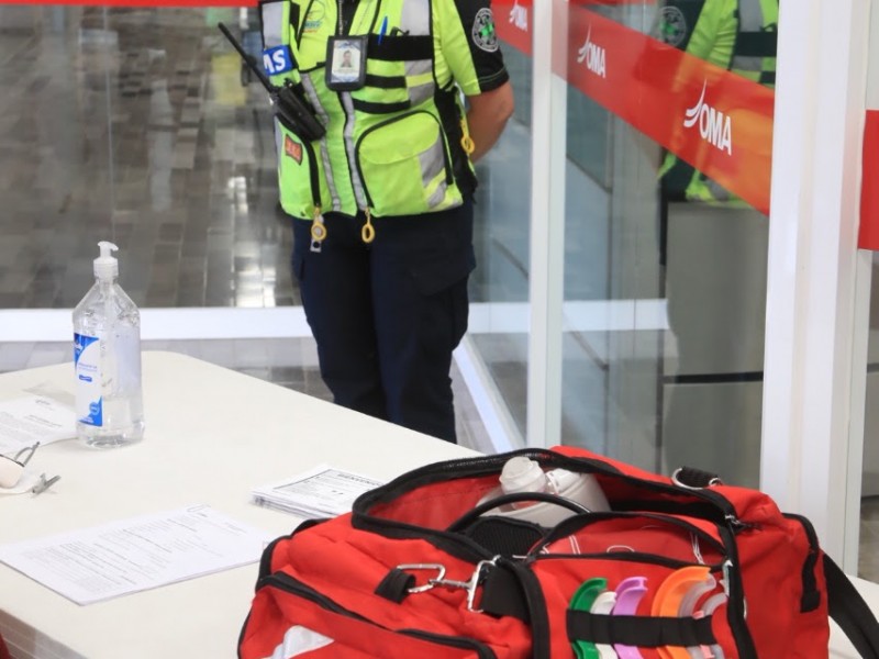 Refuerzan medidas sanitarias en Aeropuerto de Zacatecas