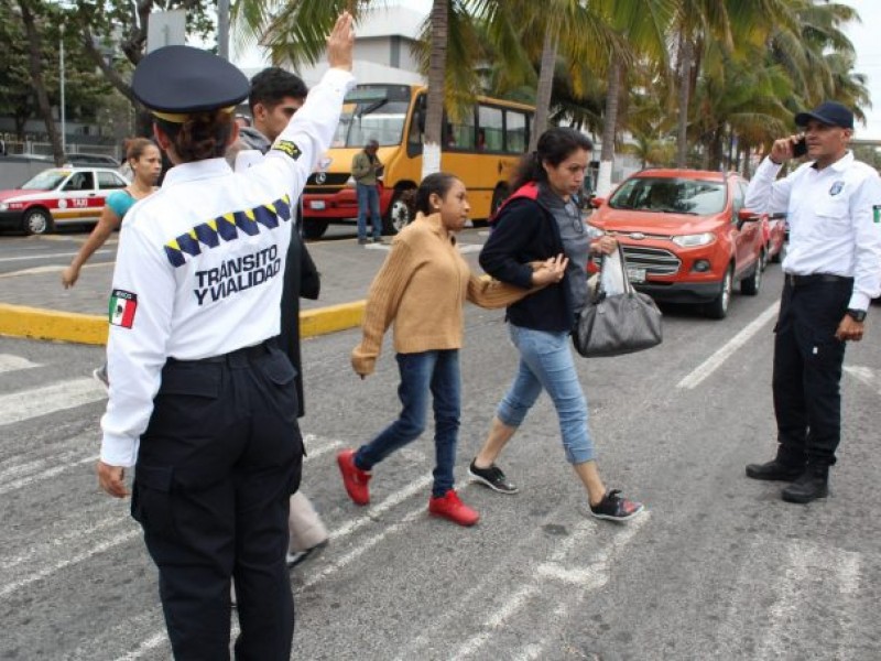Refuerzan operativo de Tránsito en Veracruz