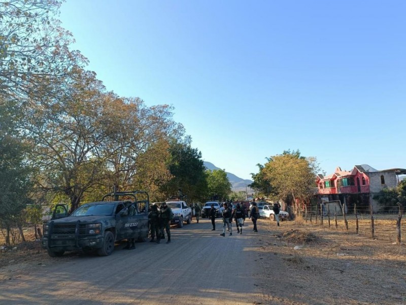 Refuerzan operativo en Tuzantla tras un enfrentamiento