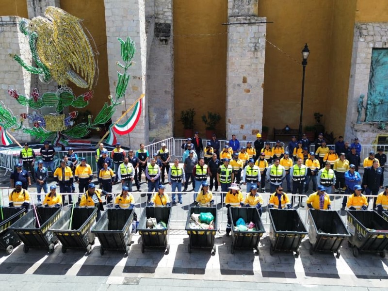 Refuerzan operativos de Protección Civil y Servicios Públicos para festejos patrios
