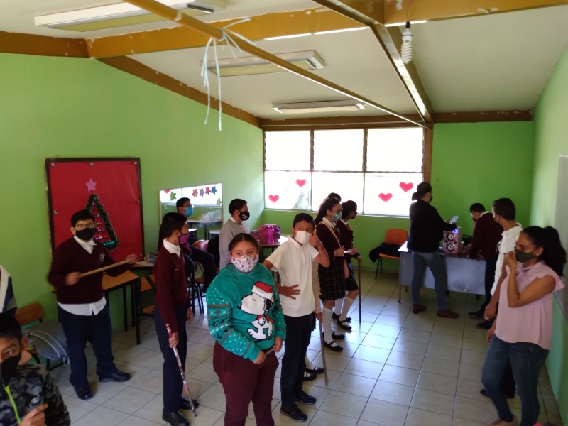 Refuerzan protocolos sanitarios en el Centro de Atención Múltiple Zamora