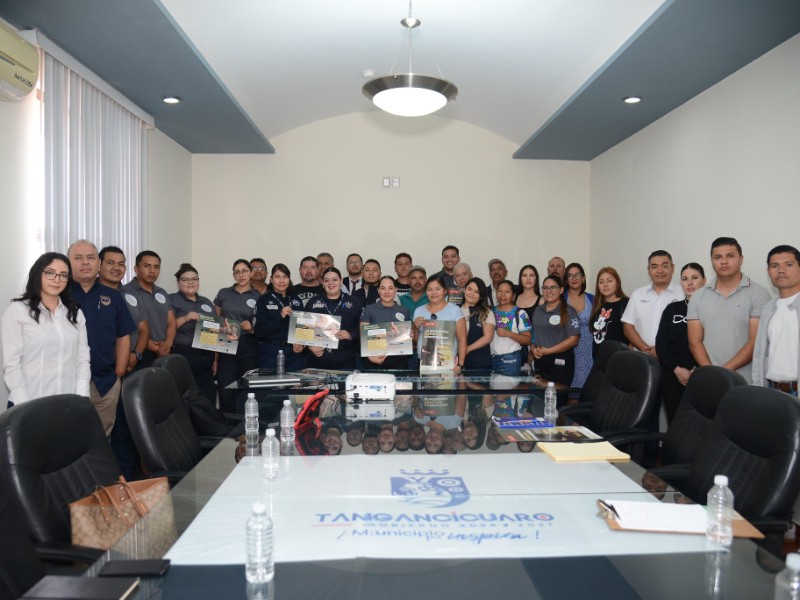 Refuerzan seguridad ante extorsiones en Tangancícuaro