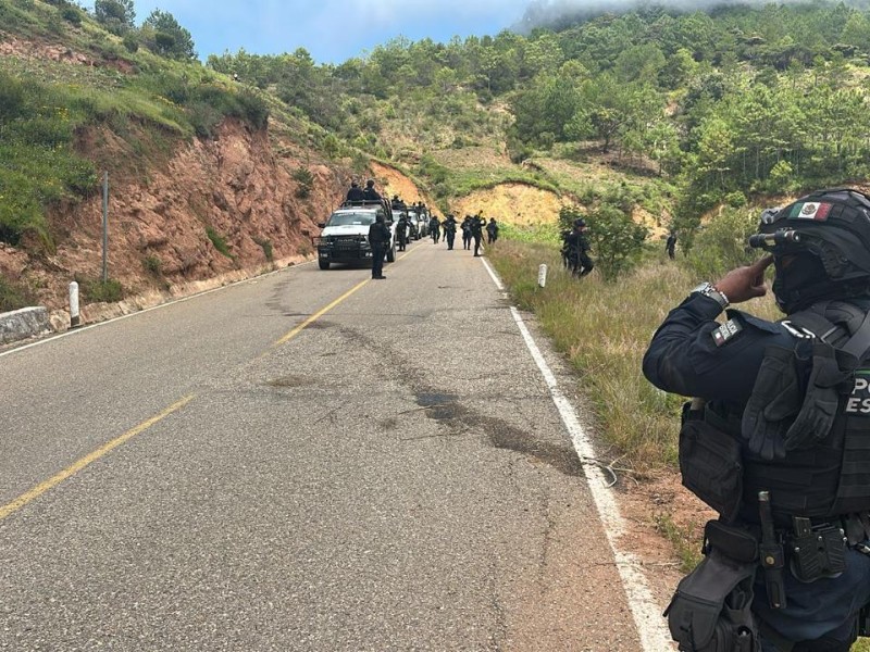 Refuerzan seguridad entre Santiago Yosondúa y Santa María Yolotepec