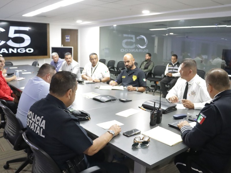 Refuerzan seguridad para la ceremonia del Grito de Independencia en Durango