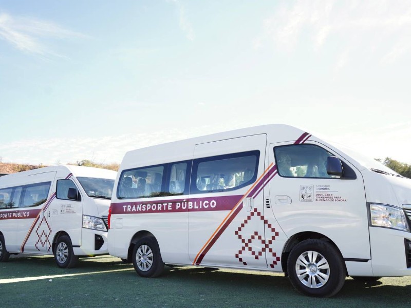 Refuerzan transporte público en Sonora con nuevas unidades
