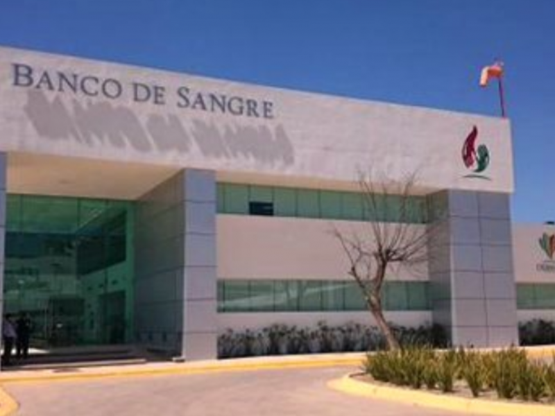 Registra banco de sangre desabasto de hasta un 80%