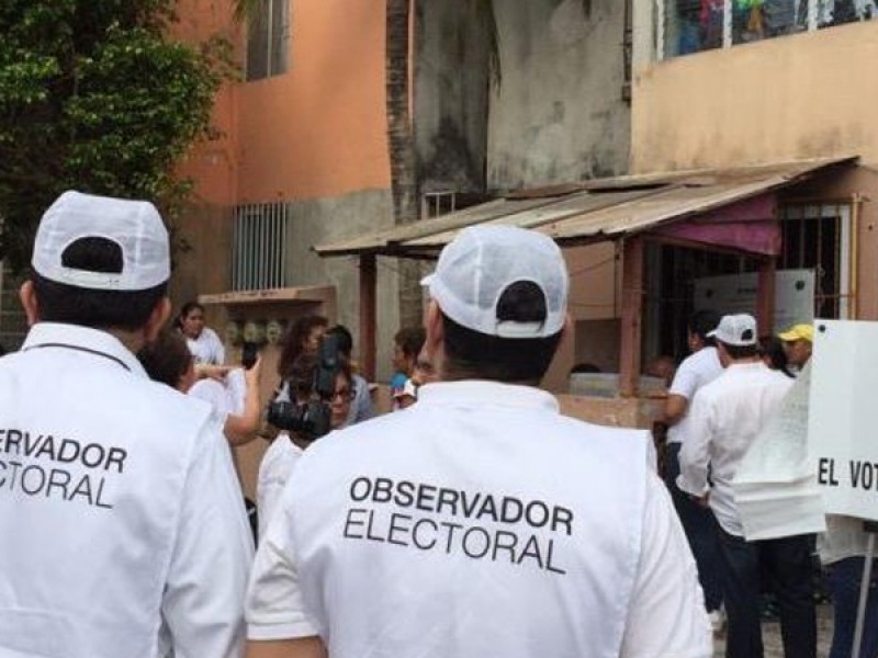 Registra INE declive de observadores electorales, participación ciudadana baja 75%