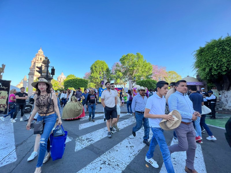 Registra Morelia afluencia de 227 mil turistas durante Semana Santa