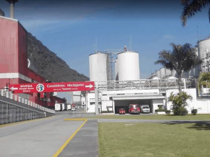 Registra planta de Heineken fuga de amoniaco en Orizaba