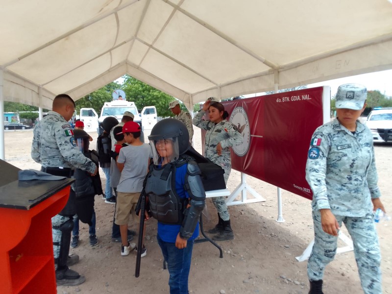 Registra poca asistencia evento de Guardia Nacional para proximidad social