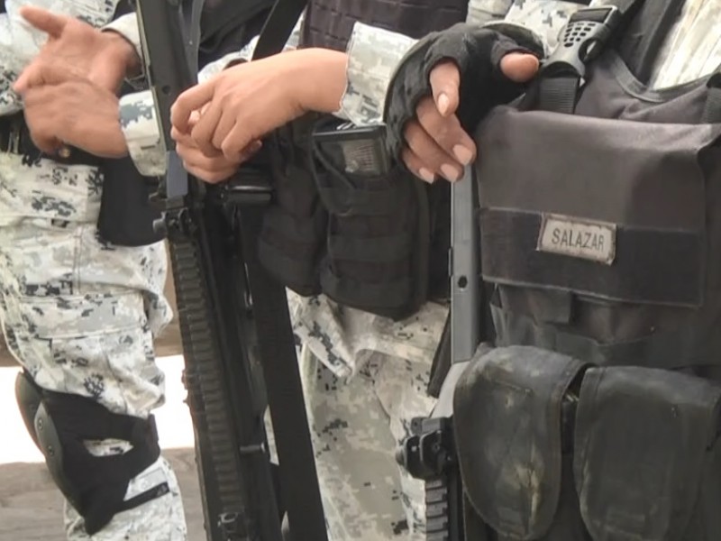 Registran enfrentamiento entre Guardia Nacional y civiles