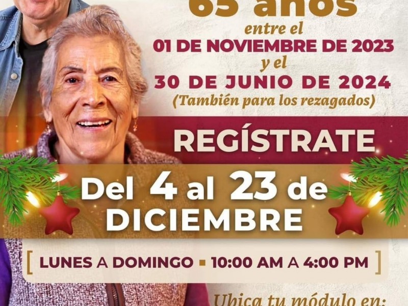 Registrarte para tu pensión Bienestar