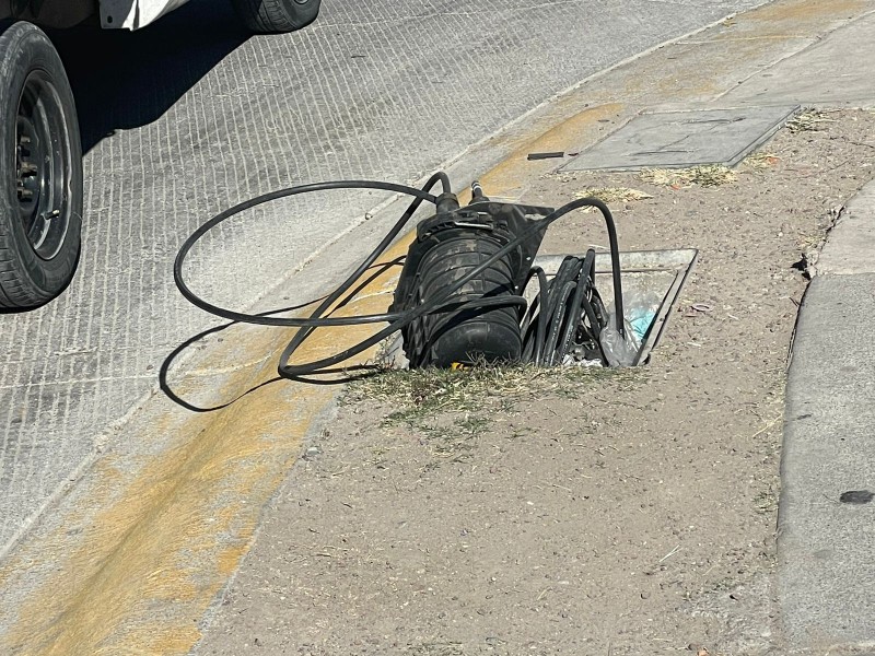 Registro en mal estado en Colonia Loma Dorada