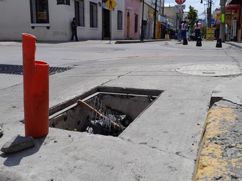 Registro sin tapa en pleno centro, ya cobró 3 víctimas