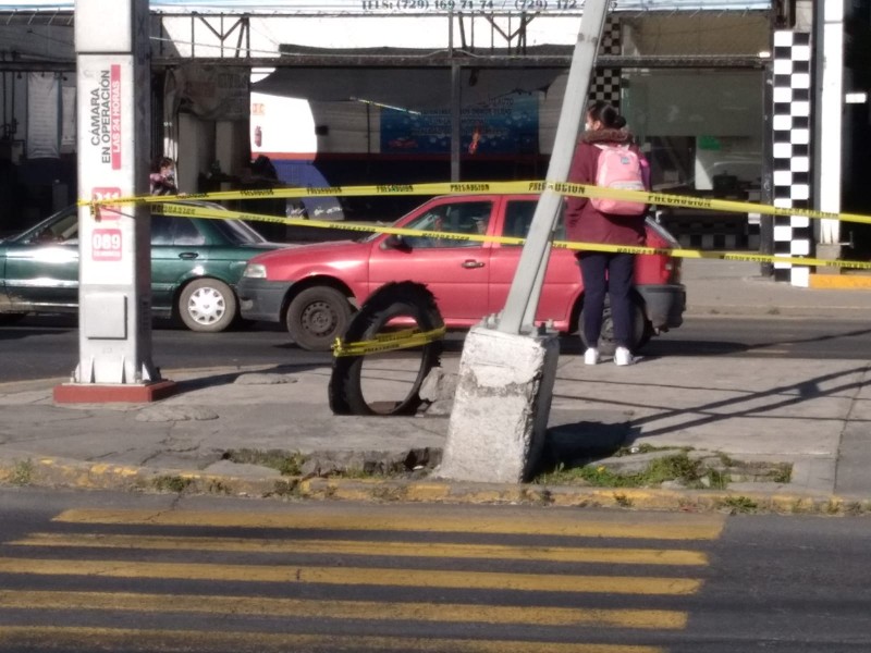 Registros de agua sin tapas en Toluca