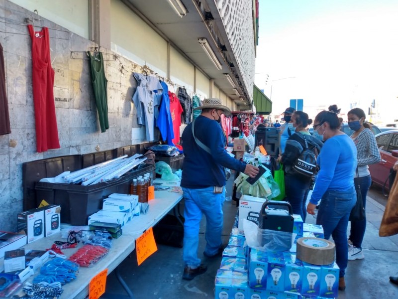 Regresa el tianguis de los domingos en Empalme