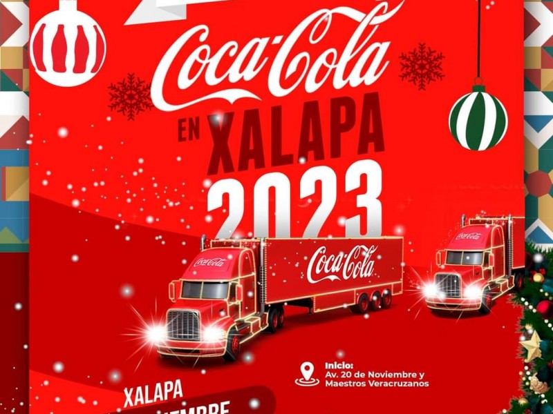 Regresa la 'Caravana Coca-Cola' a Xalapa