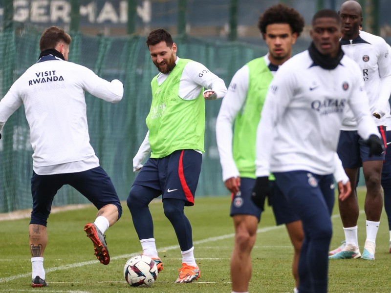 Regresa Messi a los entrenamientos del PSG