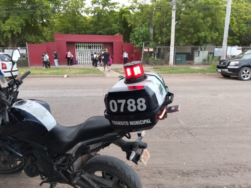 Refuerzan operativo vial por regreso a clases en Ahome