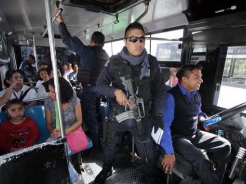 Regresan operativos a transporte público tras incremento de asaltos