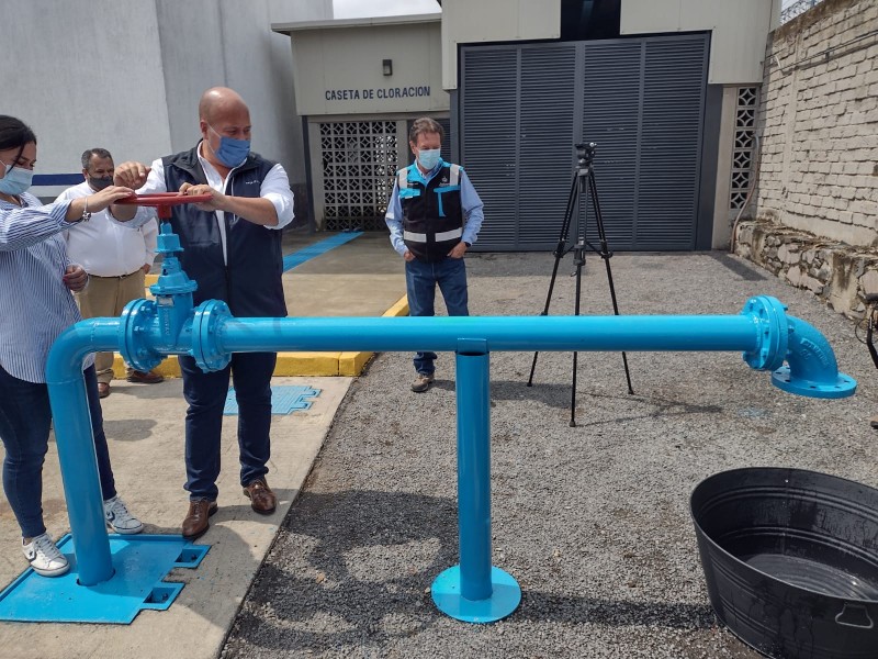 Regularizan servicio de agua en 139 colonias