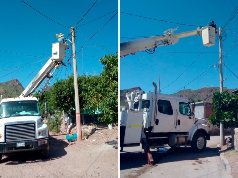 Rehabilita personal de Servicios Públicos Municipales luminarias en Fátima