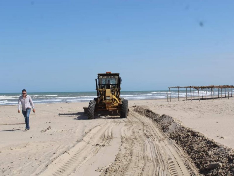 Rehabilitan accesos a playas de Tamiahua