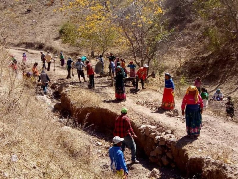 Rehabilitan camino a Huaynamota por cuenta propia habitantes Del Nayar