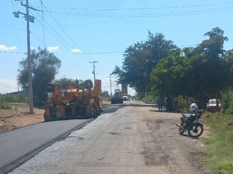 Rehabilitan carretera a Tesia, pero sin atender exigencia principal