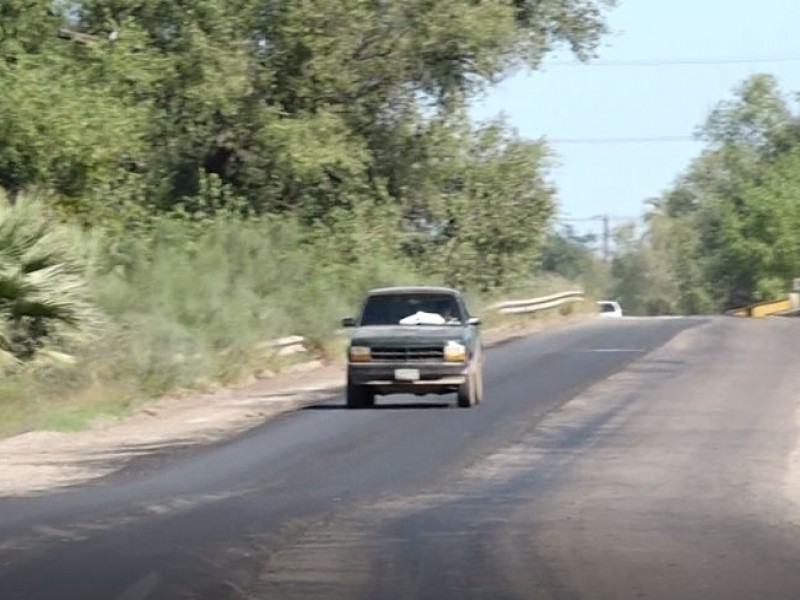 Rehabilitan carretera de Bácum