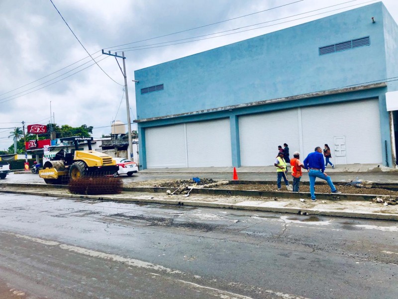 Rehabilitan la Avenida Cuauhtémoc