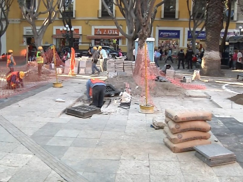 Rehabilitan parque de San Luis en Centro Histórico