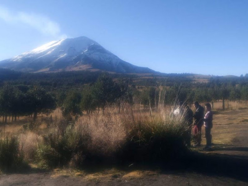 Rehabilitan rutas de evacuación del Popocatépetl