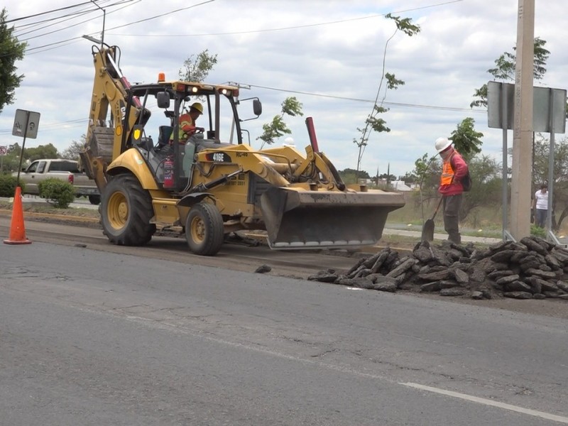 Rehabilitan tramo del bulevar Morelos